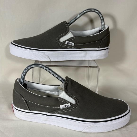 Vans Shoes - Vans Unisex Charcoal Gray Slip-On Skater Sneakers Men's 7/Women's 8.5